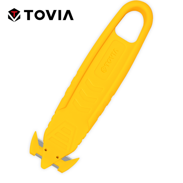 T TOVIA Box Opener Double-sided Blade Safety Box Cutter Utility Knife  Parcel Package Tape House